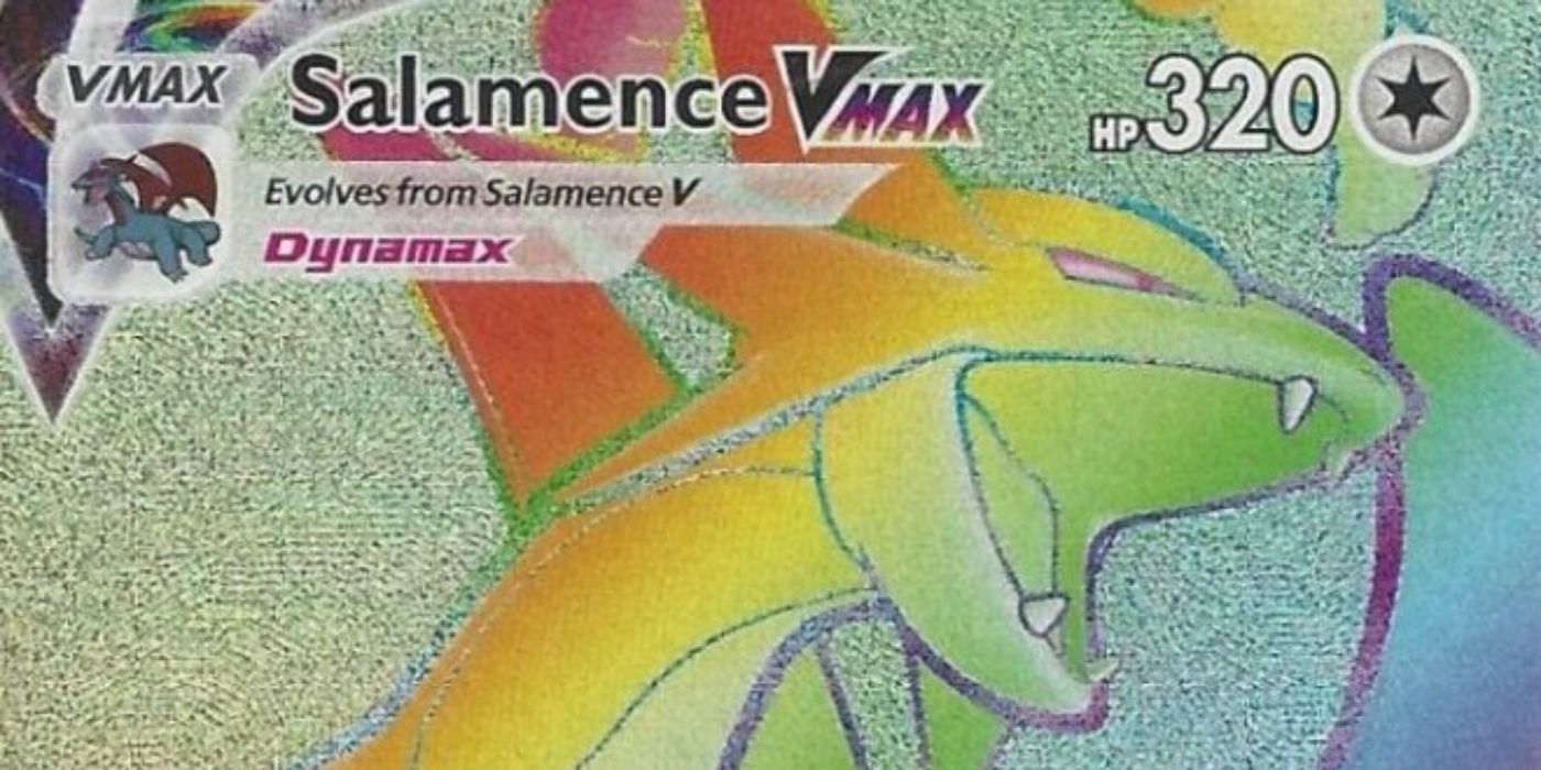 Salamence VMAX (Secret) - Pokémon TCG: Darkness Ablaze.