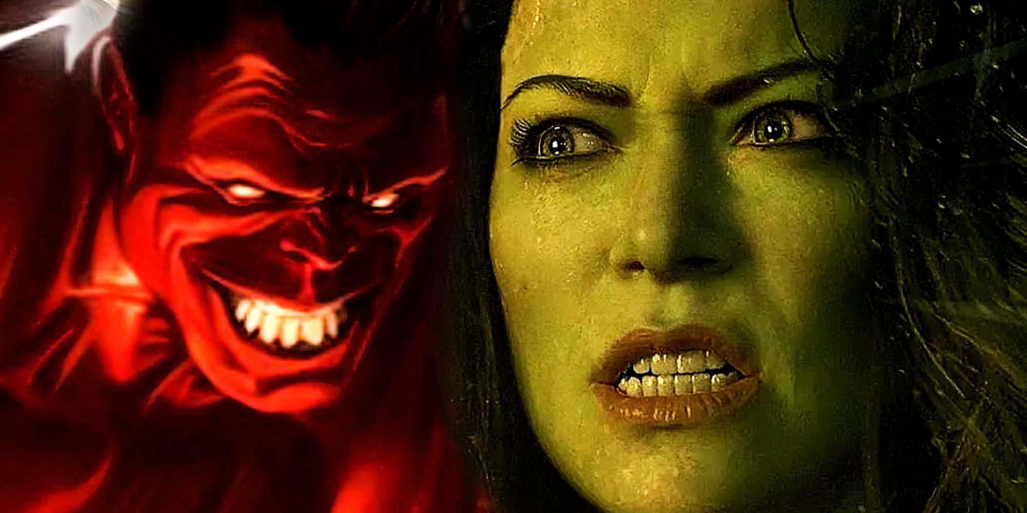 She-Hulk in the MCU and Red Hulk in Marvel Comics