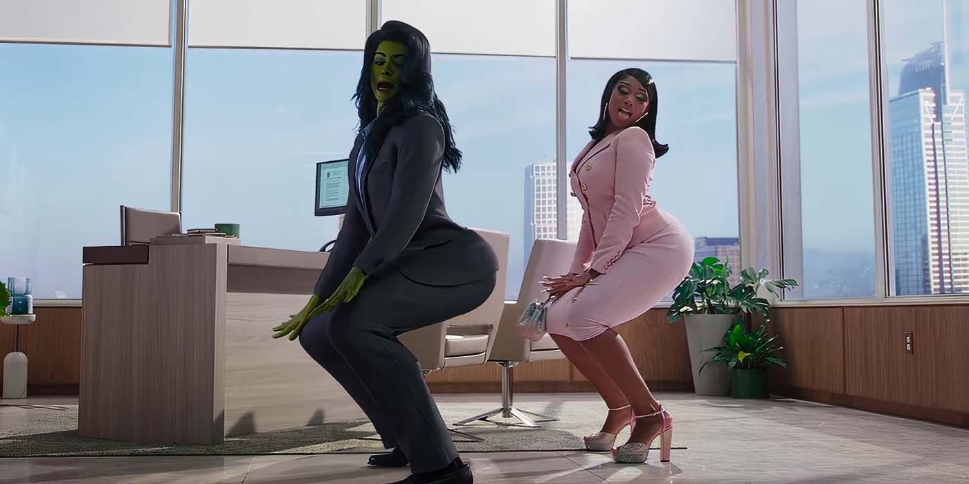 She-Hulk twerks with Megan Thee Stallion