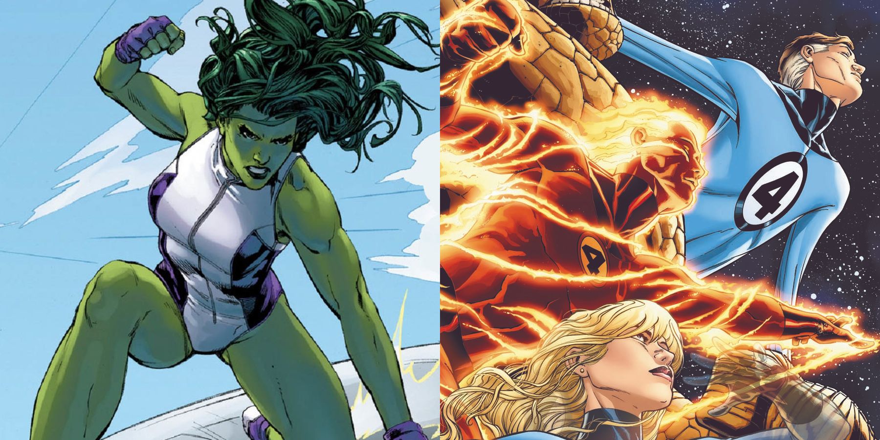 She-Hulk with the Fantastic Four