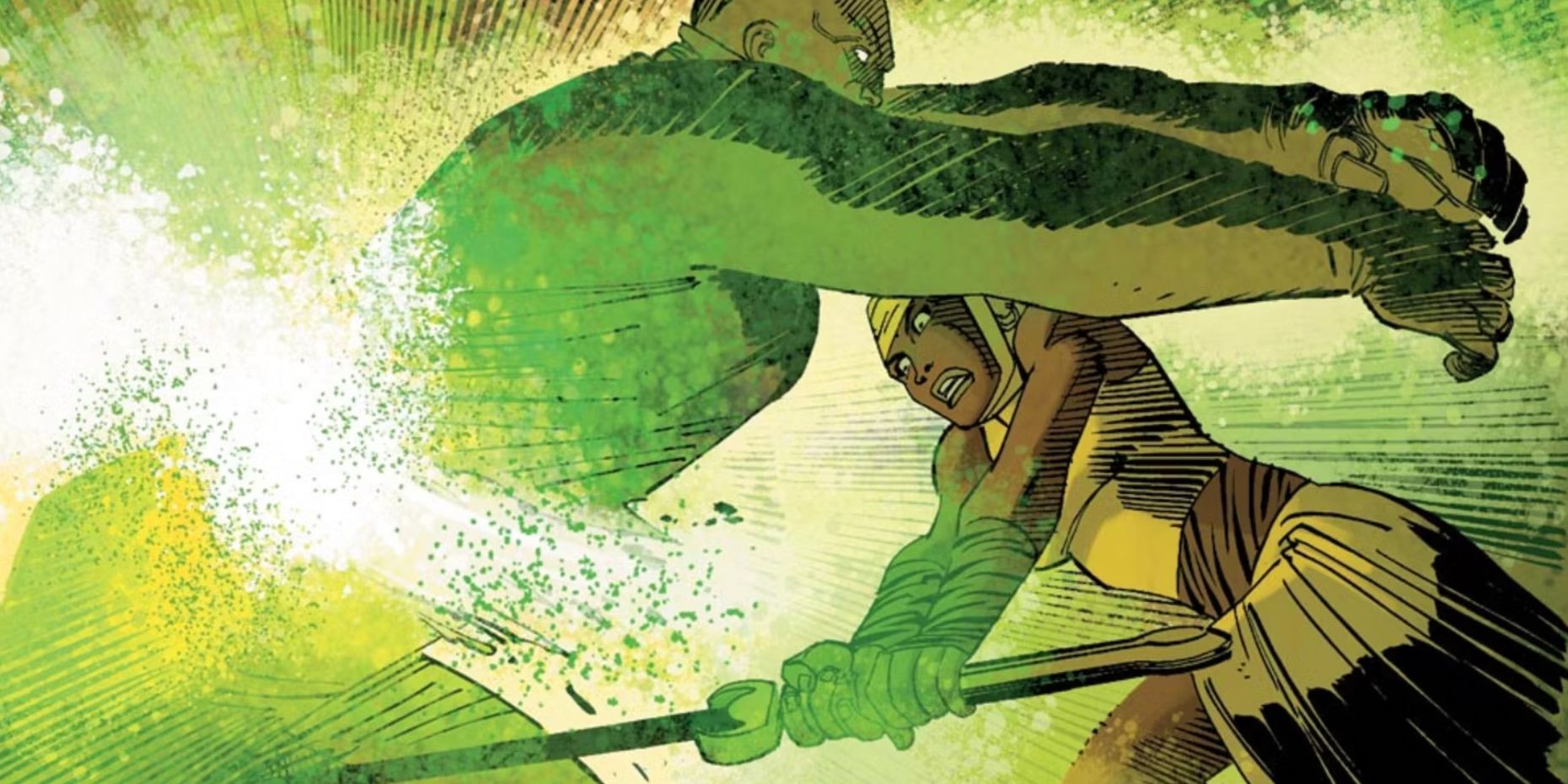Shuri kills Radioactive Man with the Ebony Blade in Marvel comics