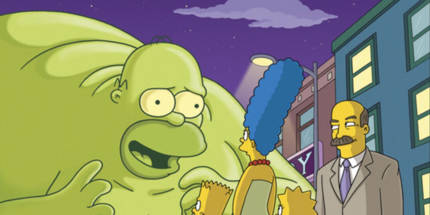 Simpsons Treehouse of Horror Blob Homer
