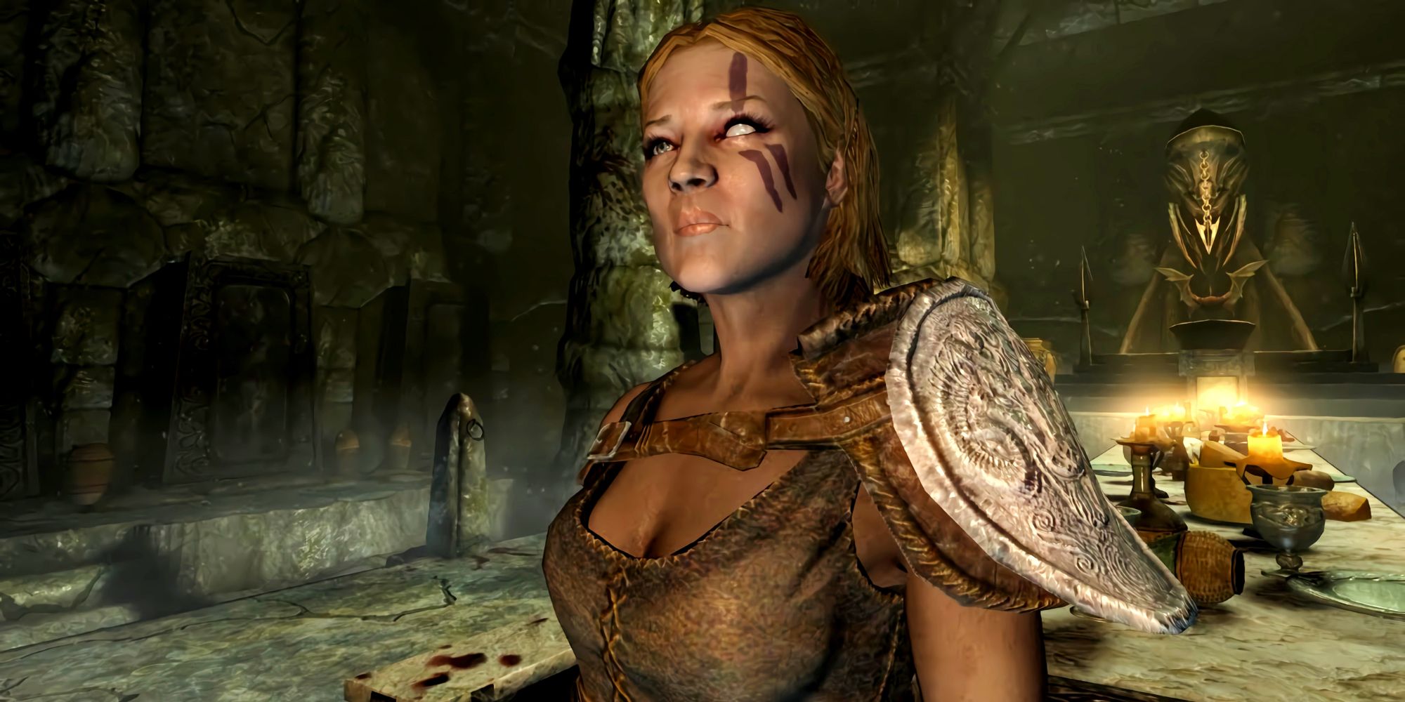 A Skyrim character named Eola, who is a cannibal.