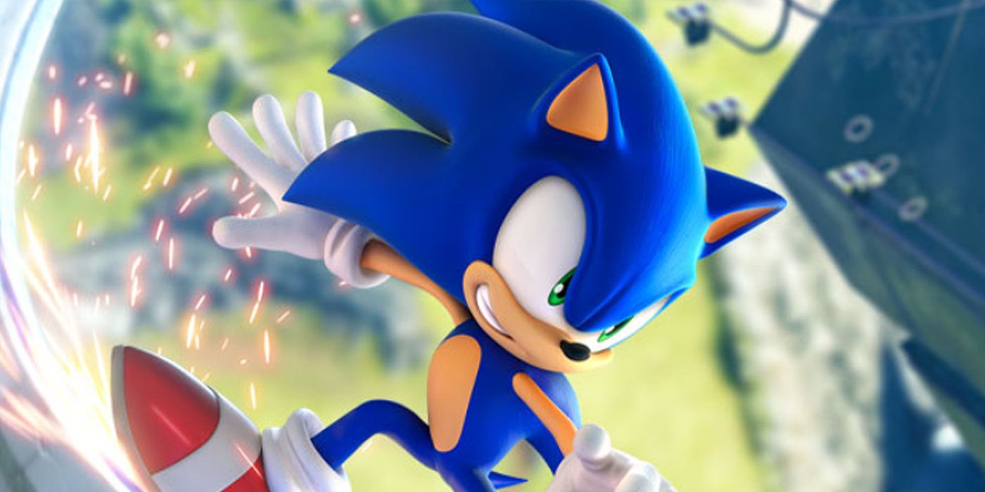 Sonic The Hedgehog from the upcoming Sonic Frontiers