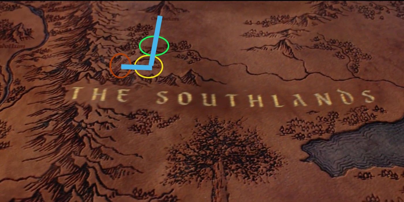 How The Southlands Turns Into Mordor (LOTR Map & Full Explanation)
