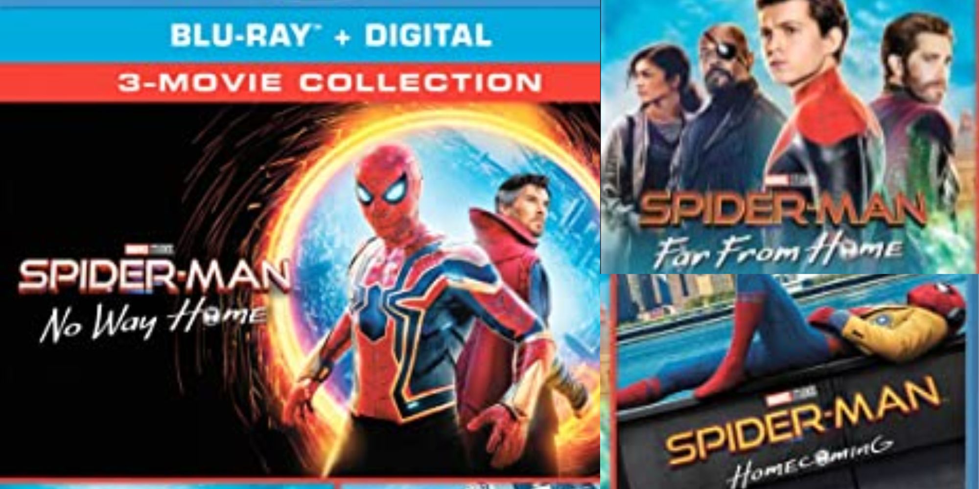 Spider-Man: Far from Home / Spider-Man: Homecoming / Spider-Man: No Way  Home - Multi-Feature [Blu-ray]