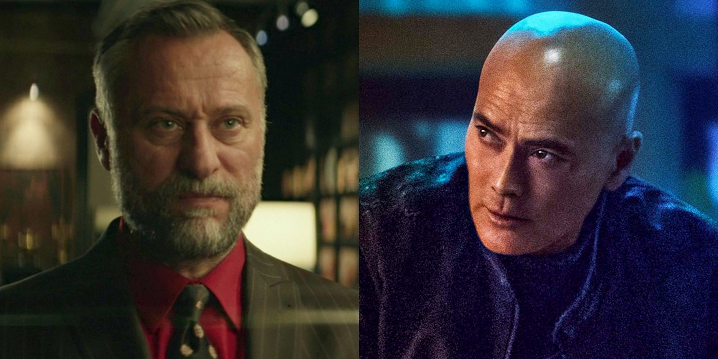 Split image of Viggo in John Wick and Zero in John Wick Chapter 3