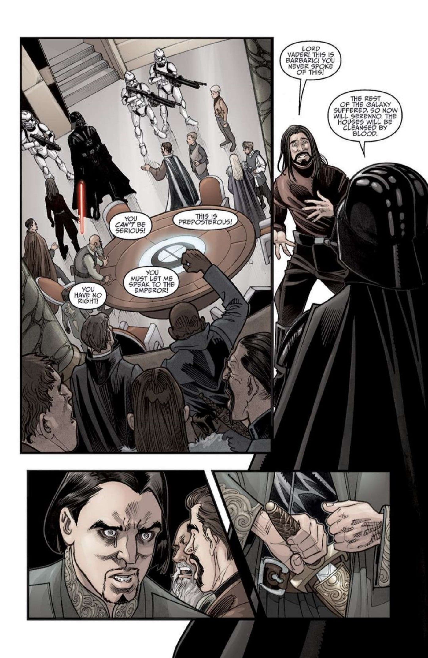 Darth Vader&rsquo;s Massacre on Serenno in Star Wars Legends.