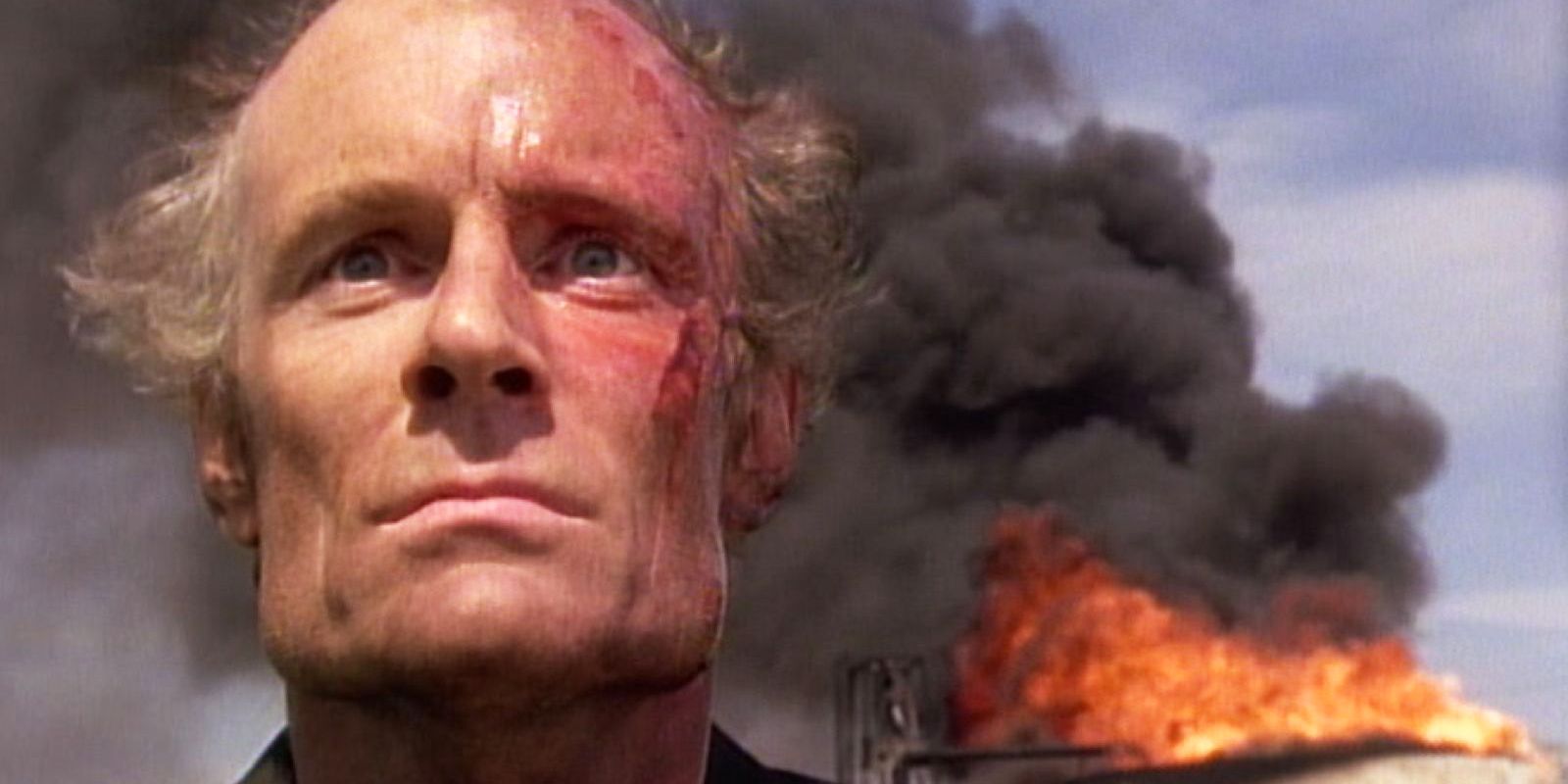 Matt Frewer como Trashcan Man na minissérie de 1994 The Stand.