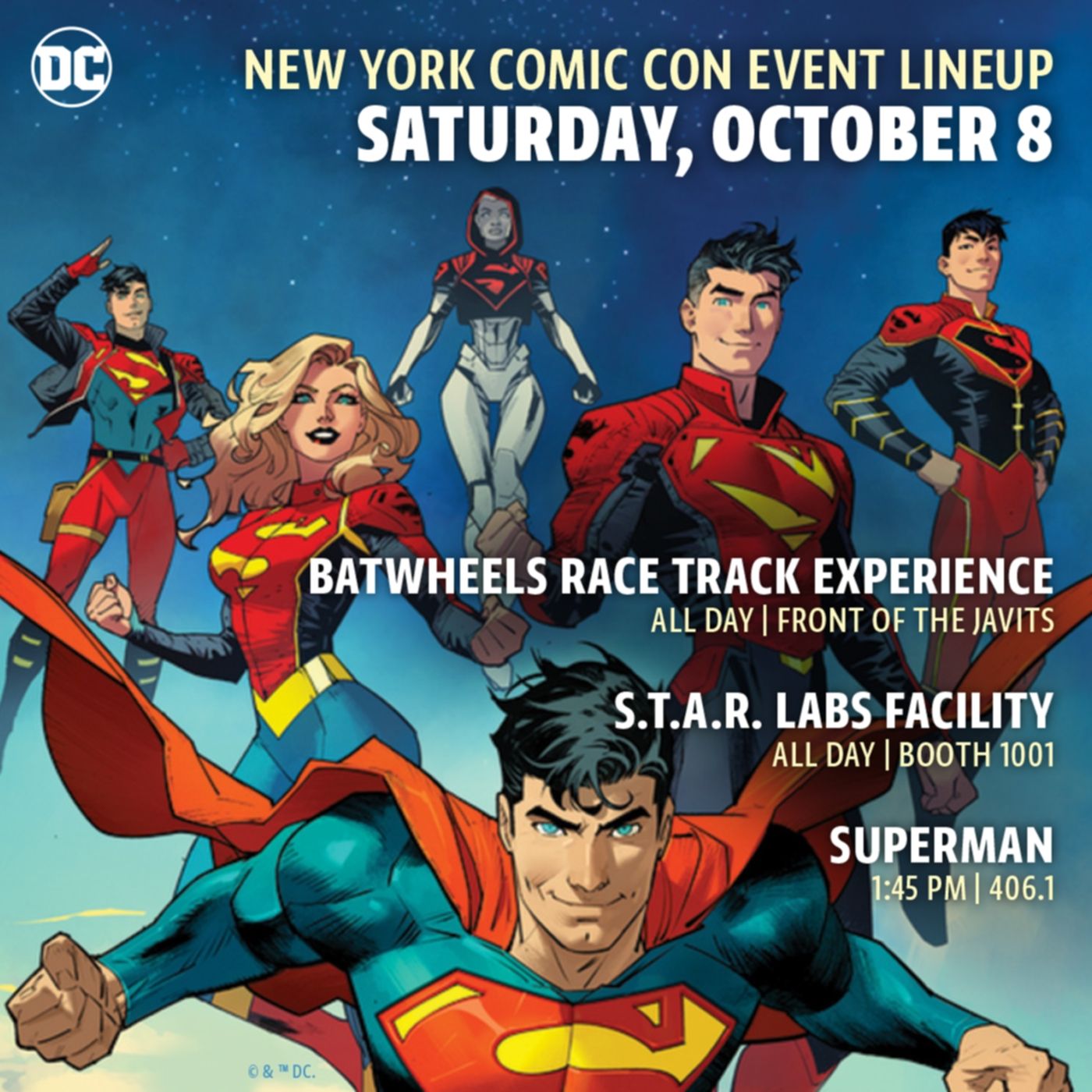 Superman Family New Costumes NYCC DC Comics