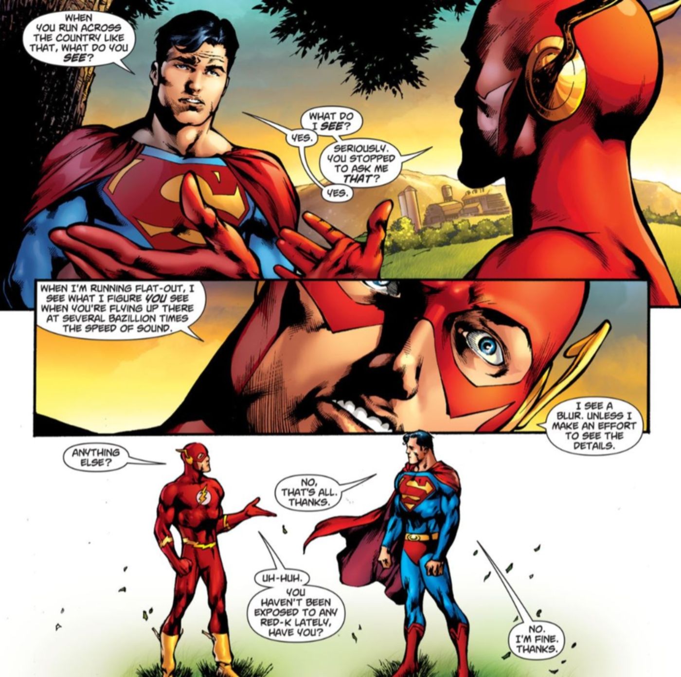 Superman and the Flash Justice League Problem DC Comics