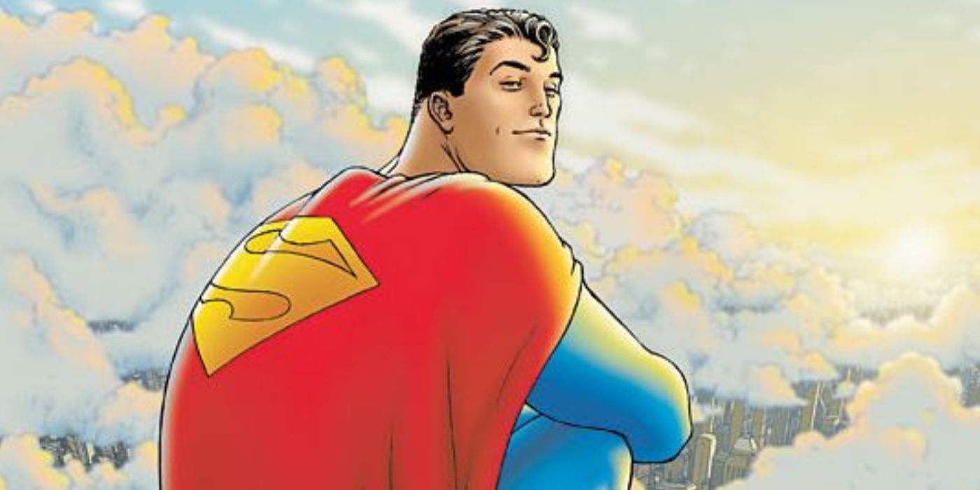 Superman comic panel all star superman