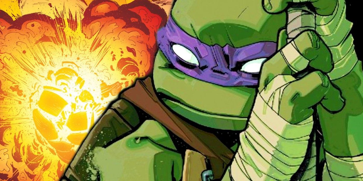 Donatello avenges his own TMNT death. 