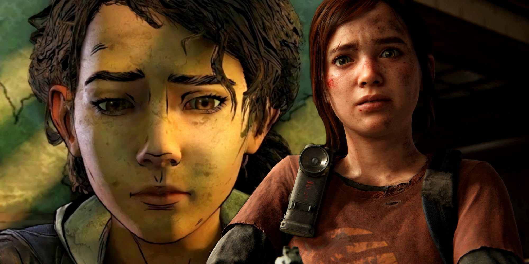 Clementine from Telltale's The Walking Dead, and Ellie from The Last of Us.
