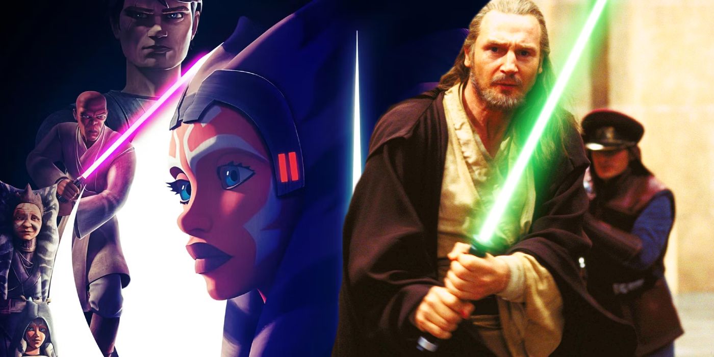 The Young Qui-Gon In Tales Of The Jedi Is Voiced By Liam Neeson's Son