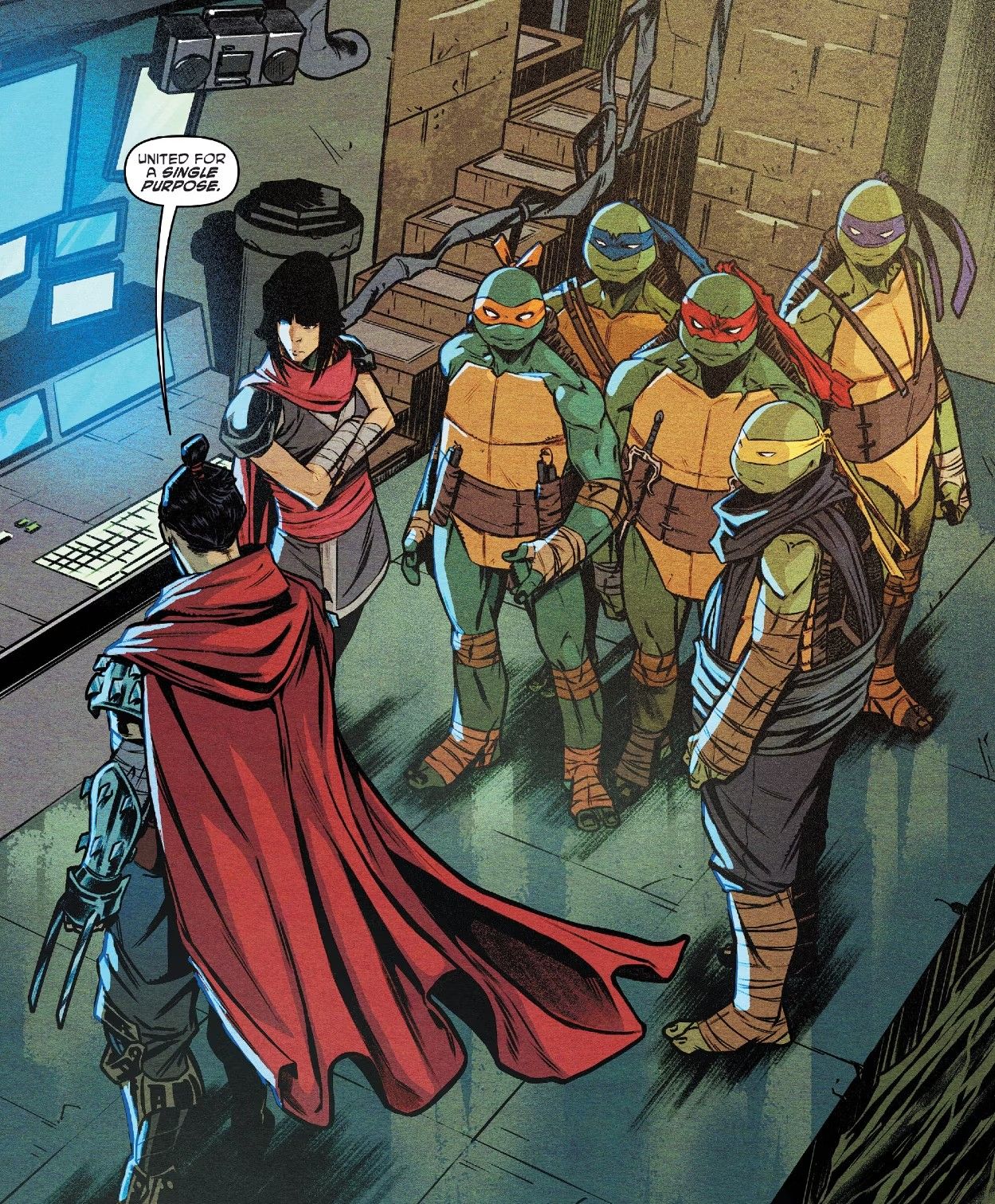 Teenage-Mutant-Ninja-Turtles-The-Armageddon-Game-1-TMNT-and-Karai-join-Shredder