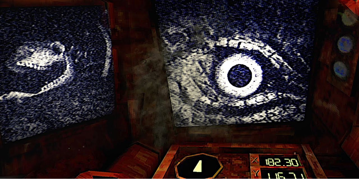 Iron Lung a monster&rsquo;s eye staring at the player