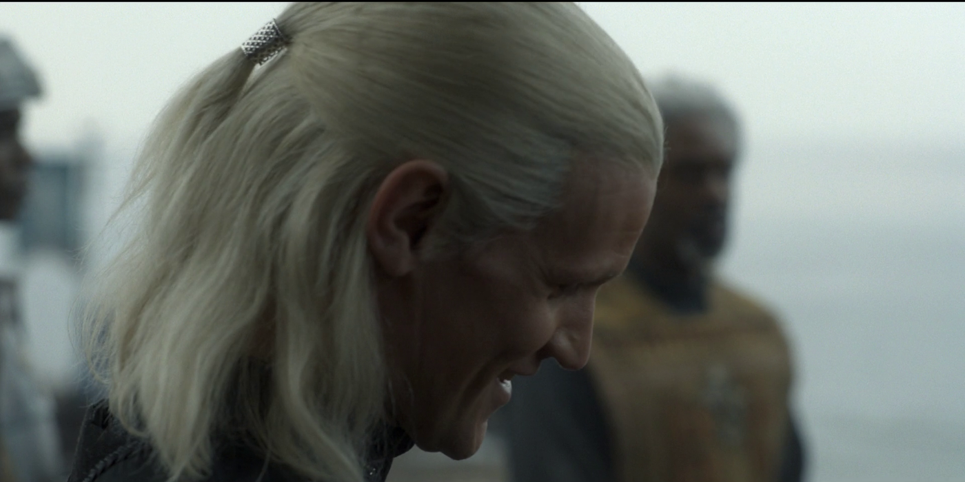 Daemon laughing at funeral