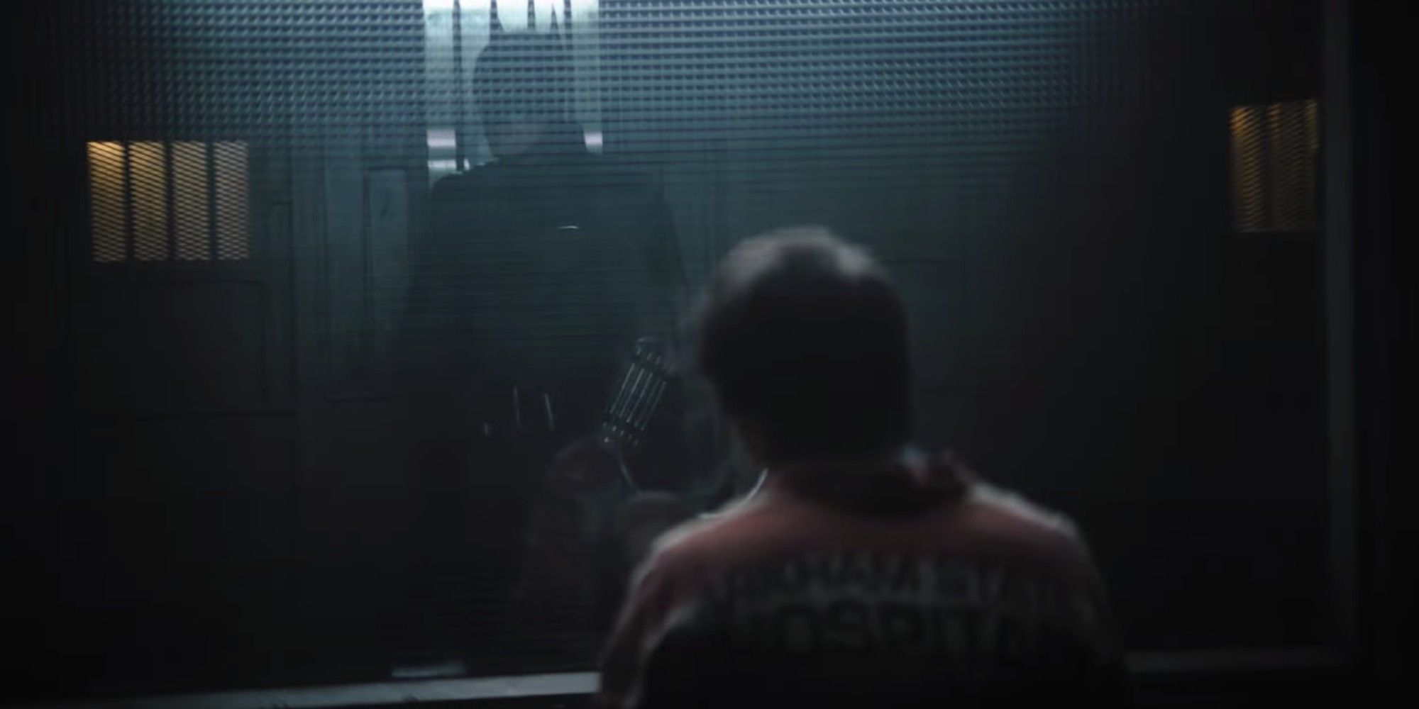 O Batman Robert Pattinson e Paul Dano como Batman e The Riddler Arkham State Hospital