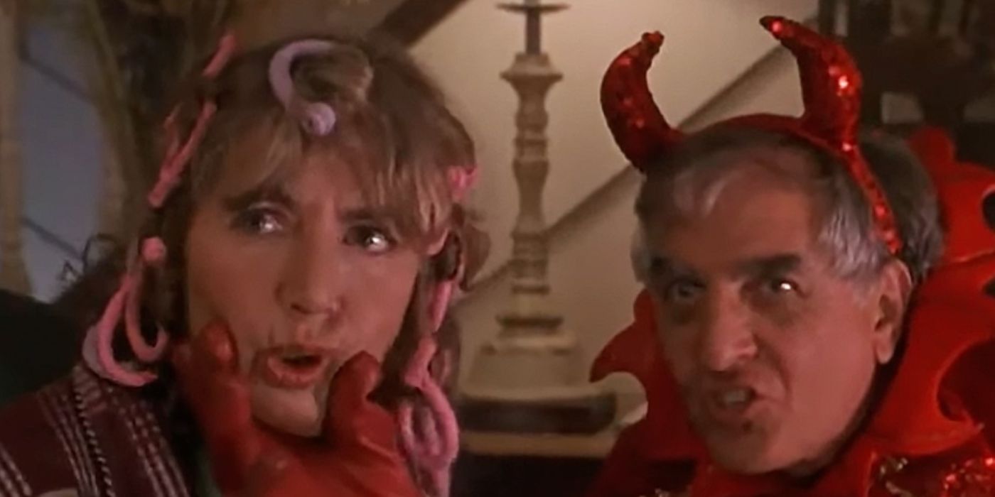 The Devil grabs his wife's face on Hocus Pocus