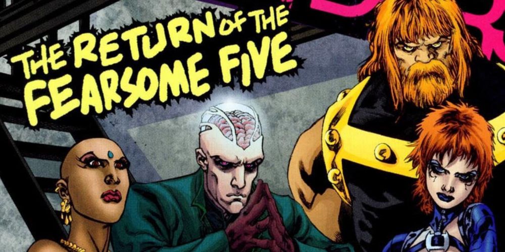 The Fearsome Five as seen in DC Comics