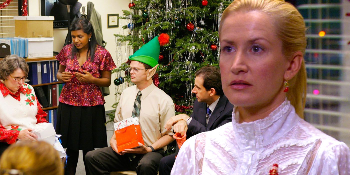 The Office Christmas Angela Phyllis Kelly Dwight Michael