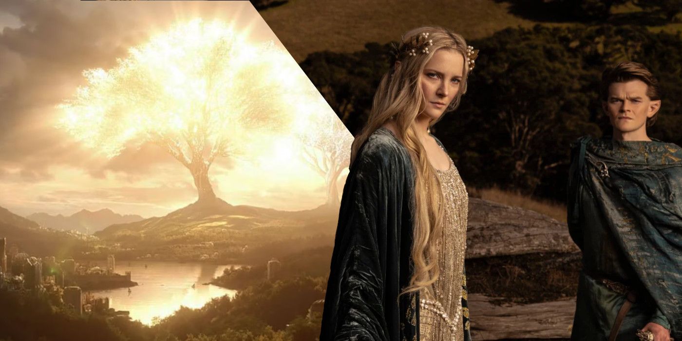The Rings of Power Elves Trees of Valinor