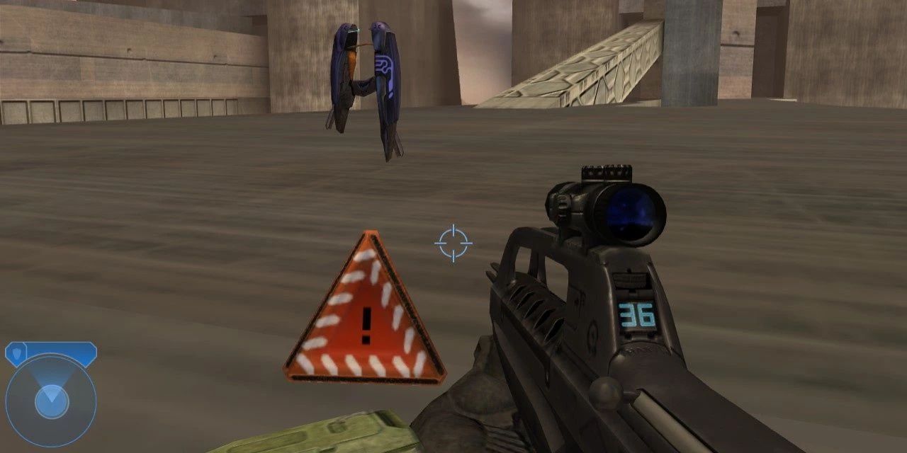 O ovo de páscoa Scarab Gun em Halo 2