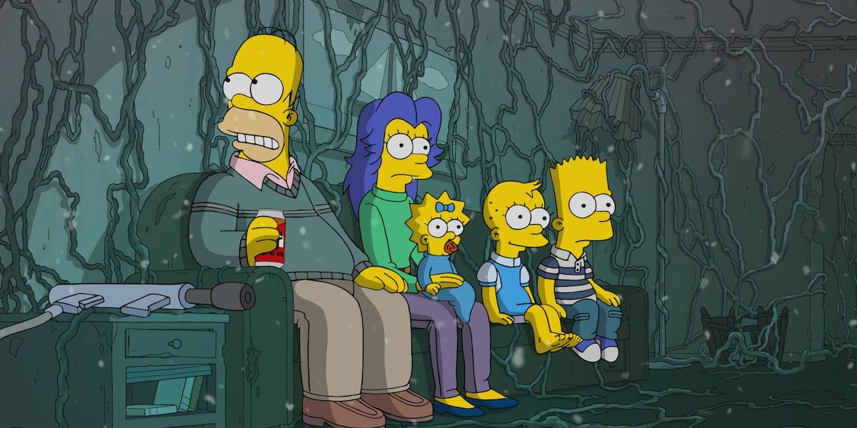 Os Simpsons parodiando Stranger Things em Treehouse of Horror XXX