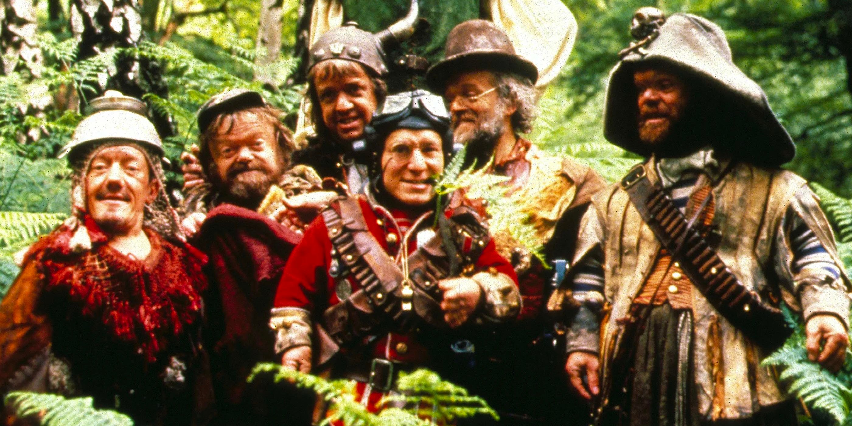 The time bandits smile while looking on from Time Bandits 