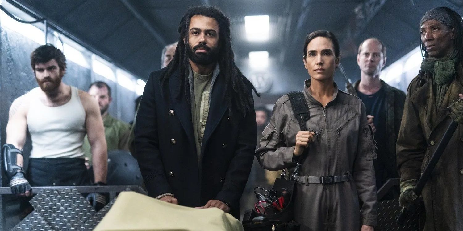 O elenco da série de TV Snowpiercer