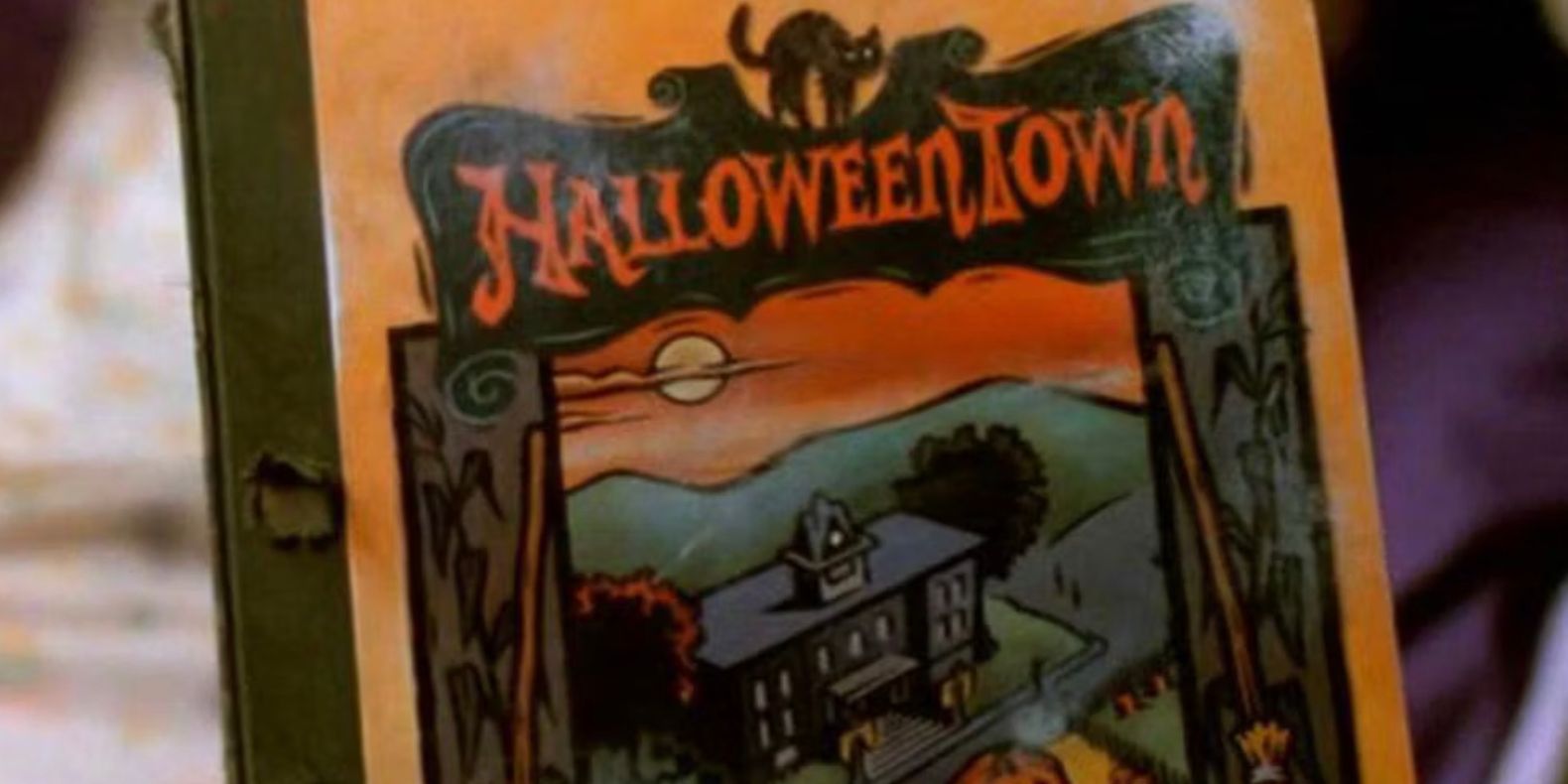 The cover of the Halloweentown book in the Disney Channel movie