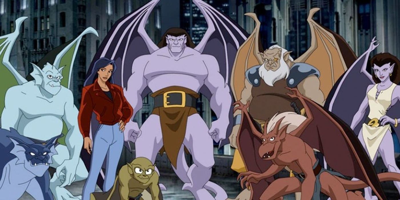 The main cast of Gargoyles the 1994 animated series