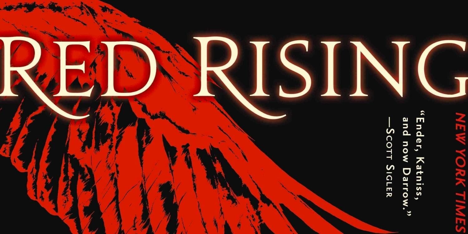O texto do título de Red Rising por Pierce Brown