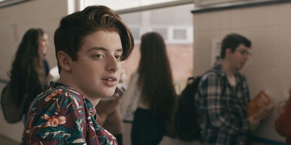 Thomas Barbusca looking sideways in Big Time Adolescence Cropped