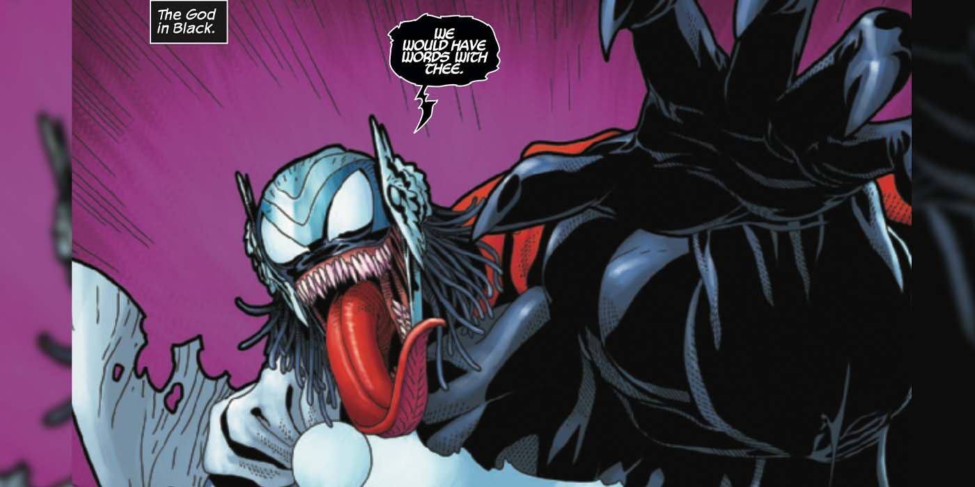 Thor God in Black Venom Combined Form