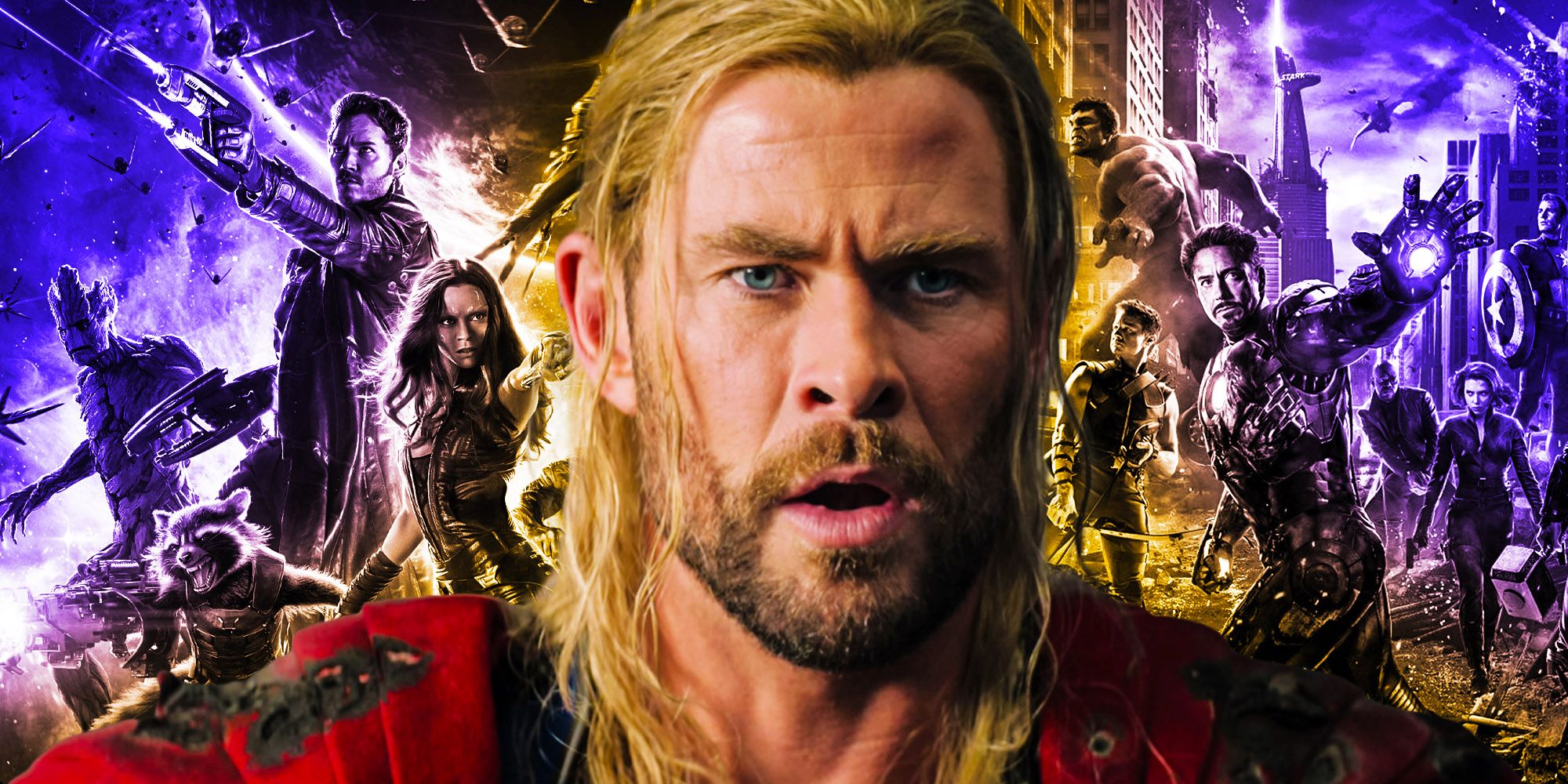 Thor love and thunder Avengers Guardians of the galaxy