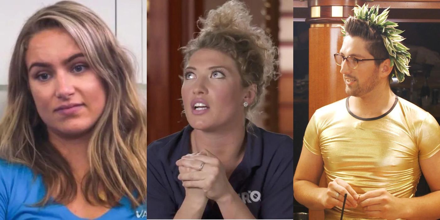 Three images of stews from Below Deck