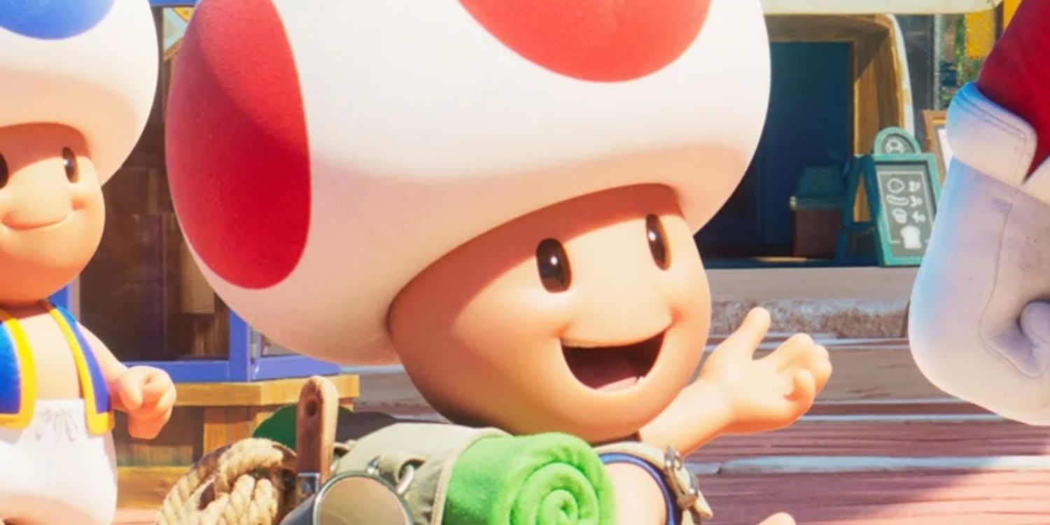 Toad in The Super Mario Bros. Movie poster
