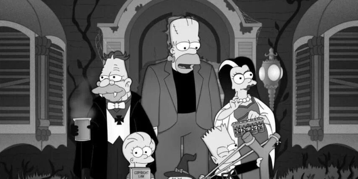 A família Simpson aparece como Os Monstros 