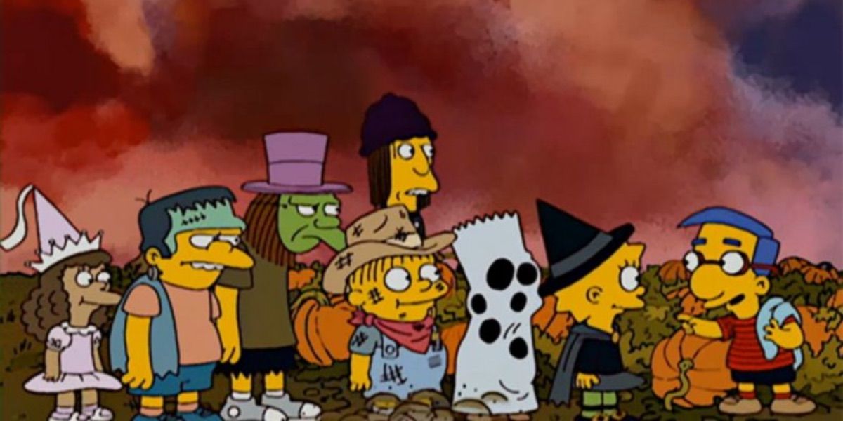 As crianças de Os Simpsons aparecem em uma paródia de Peanuts 