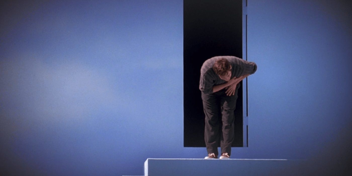 Truman se curva para o público no The Truman Show