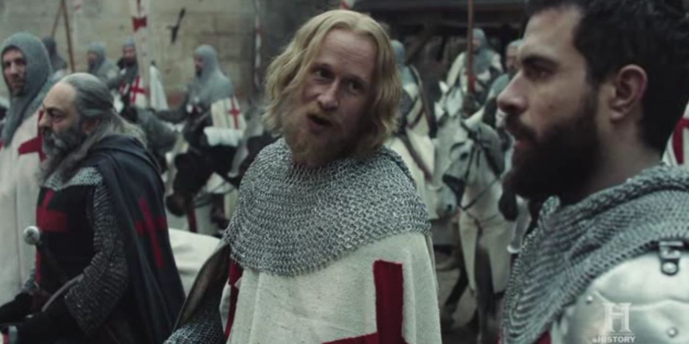 Ulric looking sideways in Knightfall