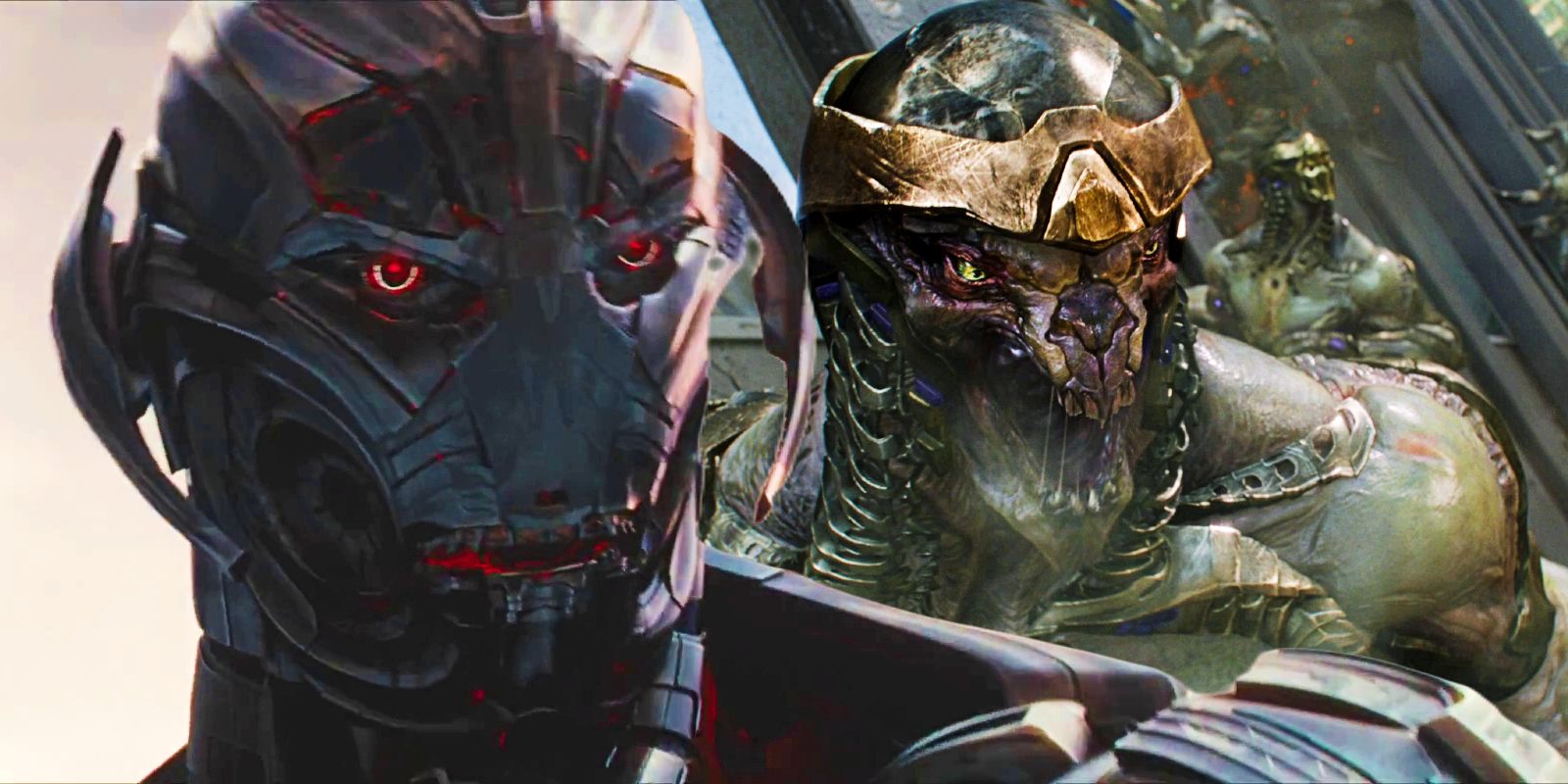 Ultron and the Chitauri in The Avengers