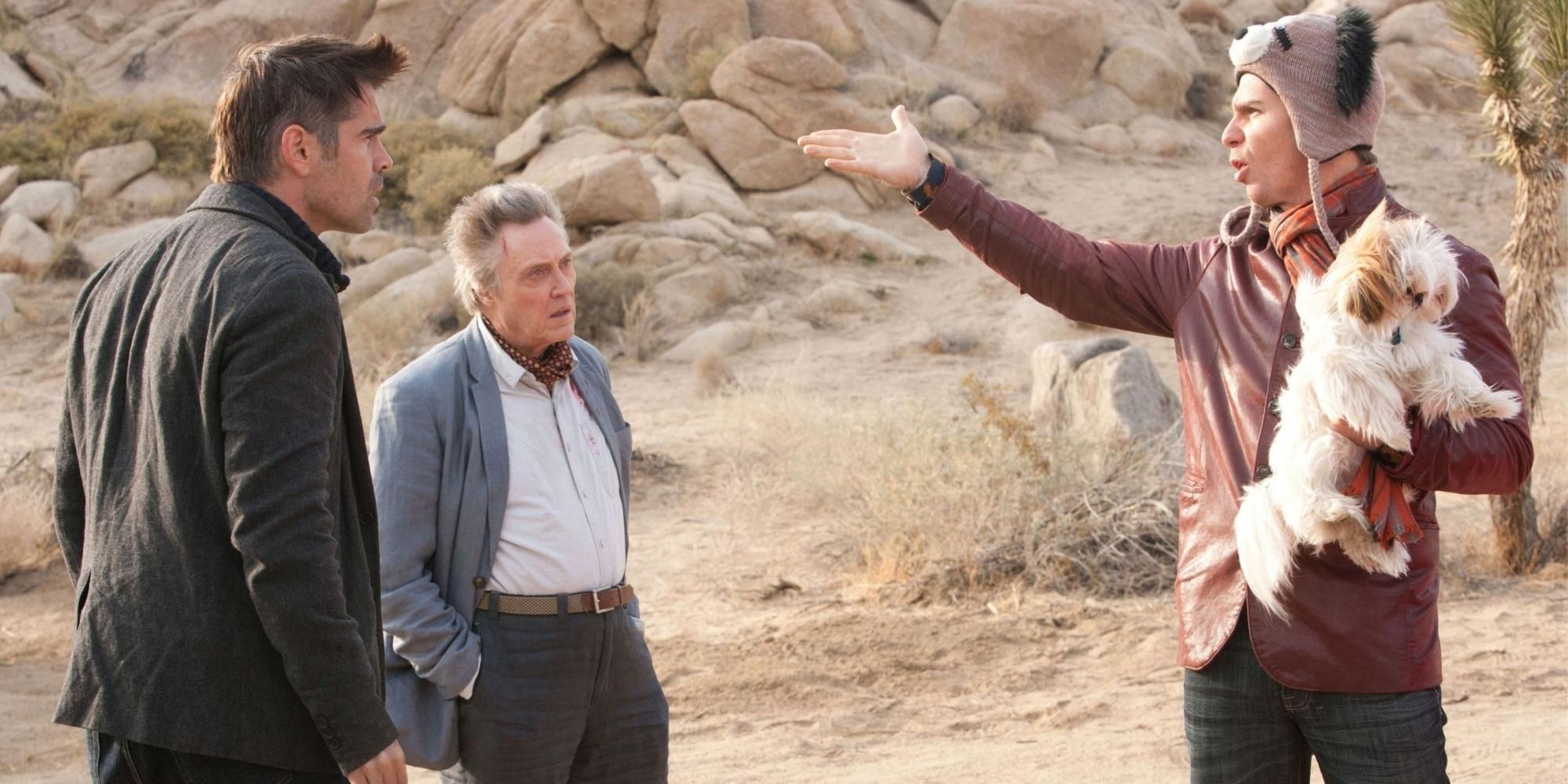 Christopher Walken, Sam Rockwell, and Colin Farrell in Seven Psychopaths