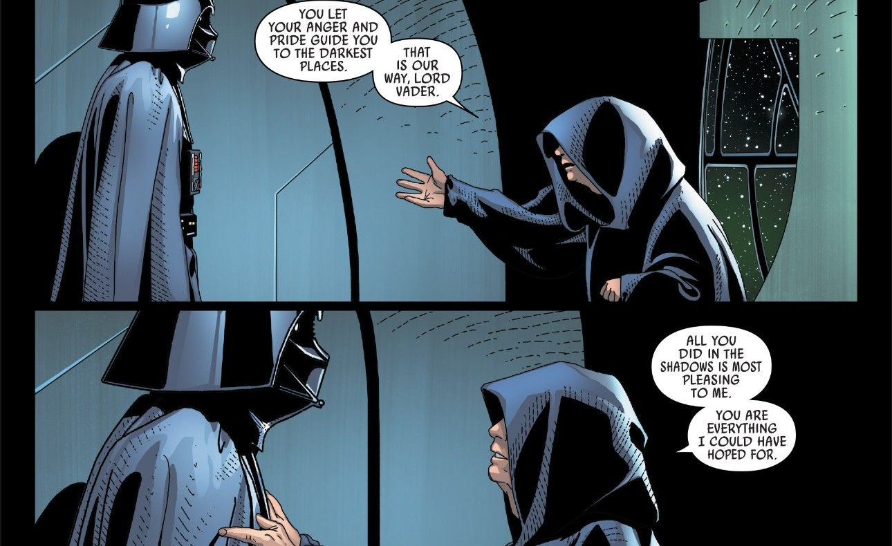 Why Palpatine Promoted Darth Vader Between New Hope & Empire Strikes Back