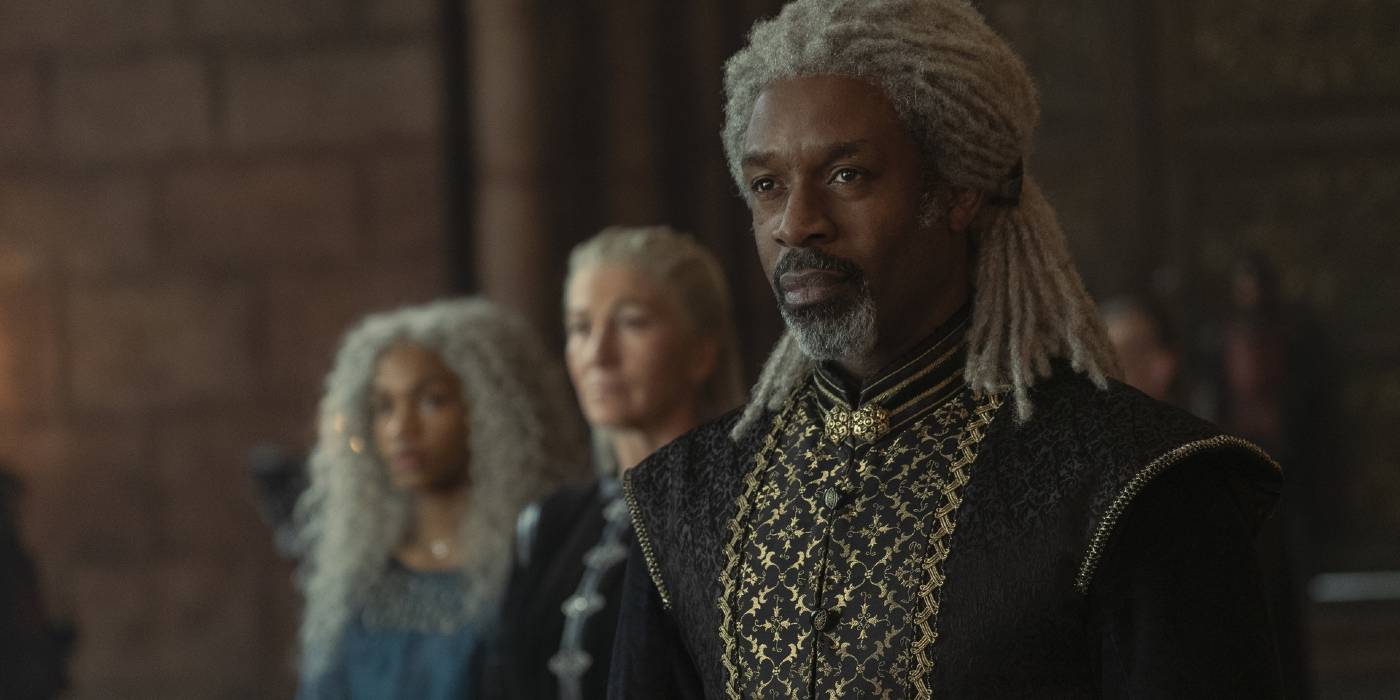 Vaemond Velaryon em A Casa do Dragão (Reprodução / HBO)