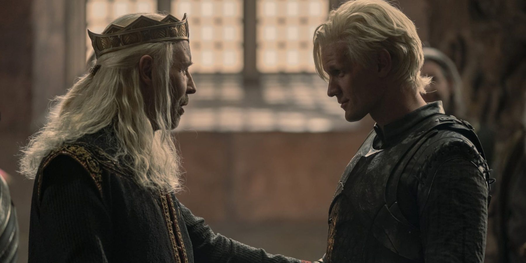 Viserys talks to Daemon in House of the Dragon