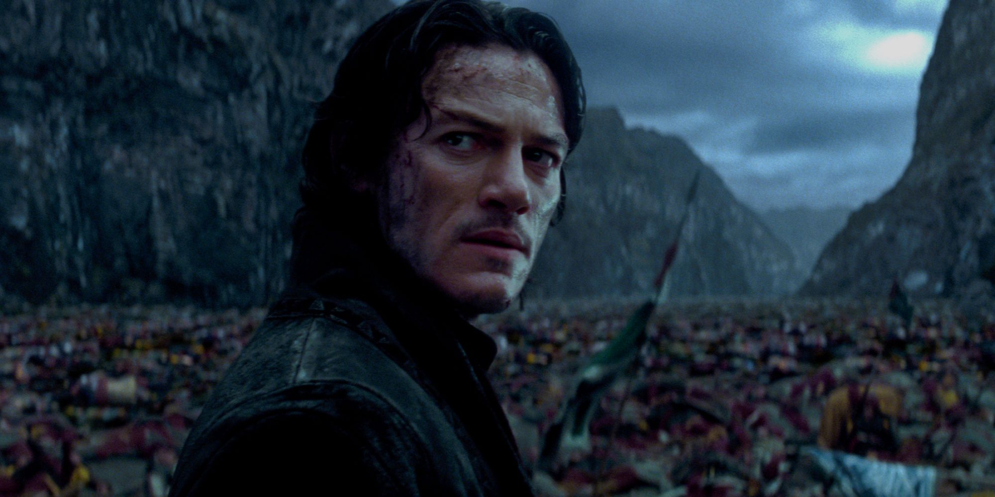 Vlad standing over an army of dead bodies in Dracula Untold (2014)