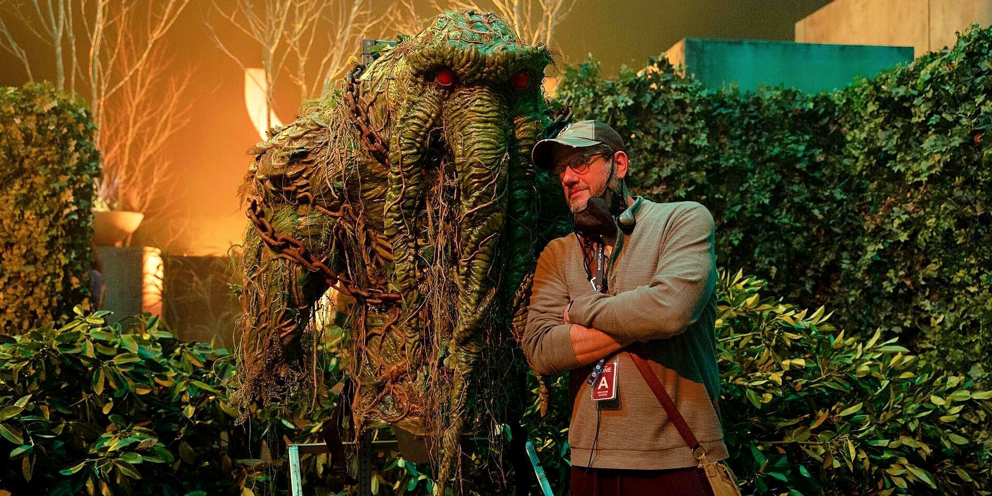 Werewolf By Night BTS Image Reveals MCU Man-Thing Without CGI